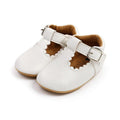Solid Buckle Baby Shoes