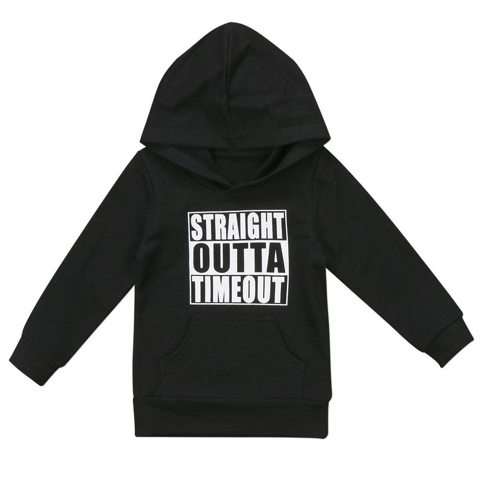 Timeout Toddler Hoodie Black 4T 