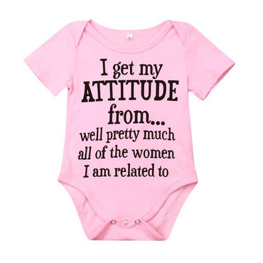 My Attitude Baby Bodysuit   