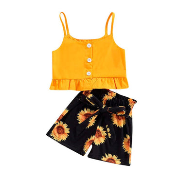 Yellow Sunflower Toddler Set   