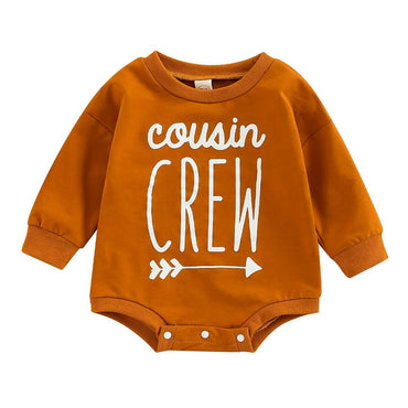 Cousin Crew Baby Bodysuit Brown 0-3 M 