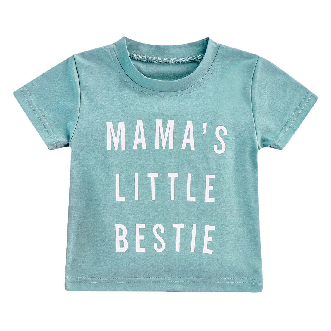 Mama's Little Bestie Toddler Tee Blue 2T 