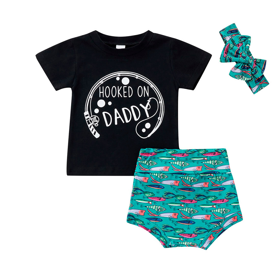 Hooked On Daddy Baby Set   
