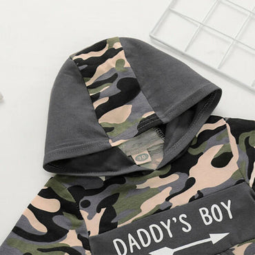 Daddy's Boy Camo Baby Set   