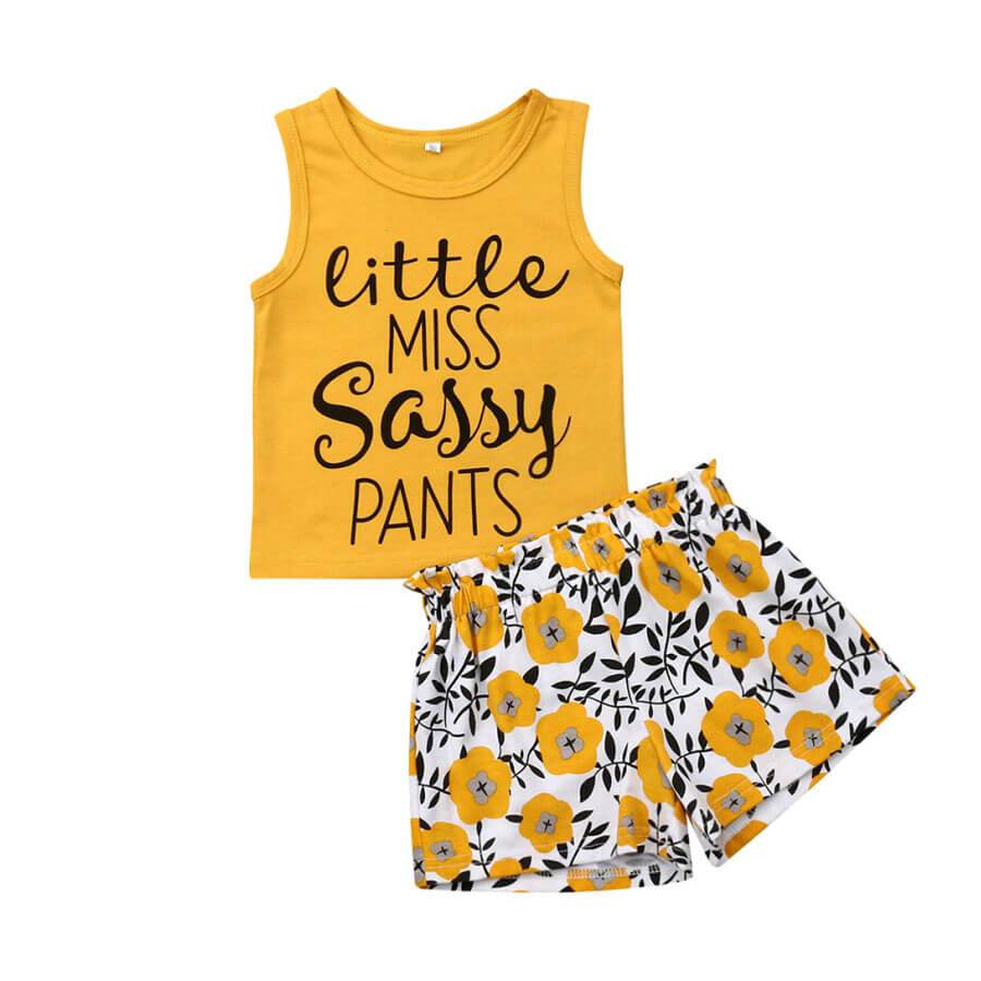 Little Sassy Summer Set - The Trendy Toddlers
