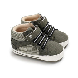 Lace Up High Top Baby Sneakers