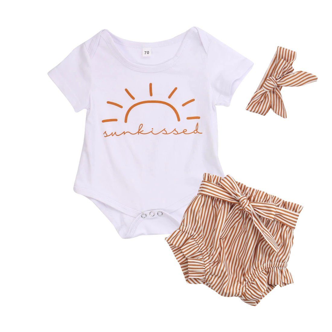 Sunkissed Striped Baby Set