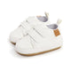 Modern White PU Baby Shoes With Back Strap main image 1