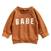Babe Baby Sweatshirt Brown 9-12 M 