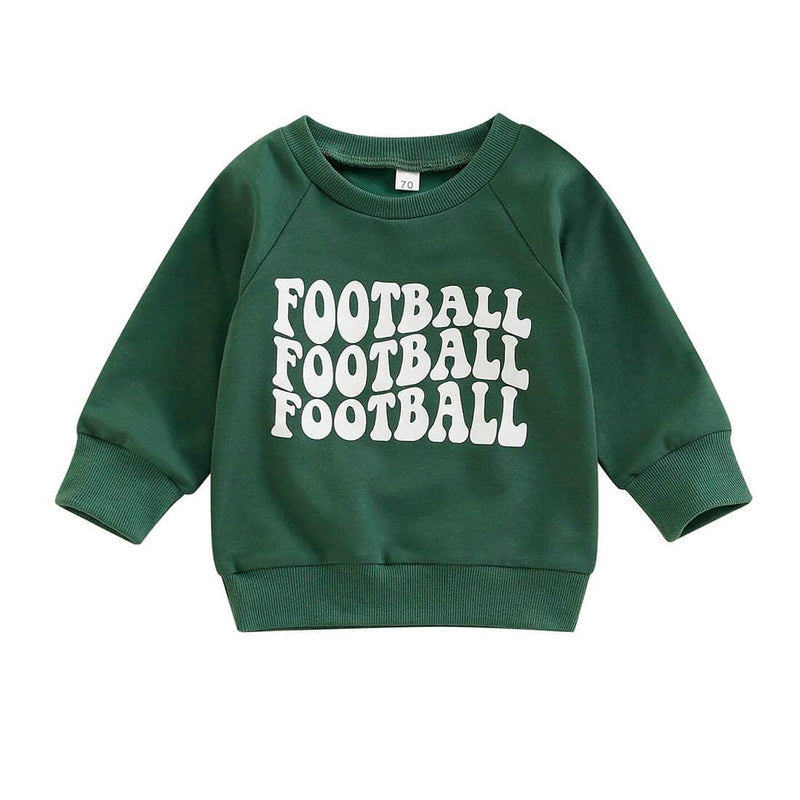 Little Boy Football Sweatshirt – The Trendy Toddlers