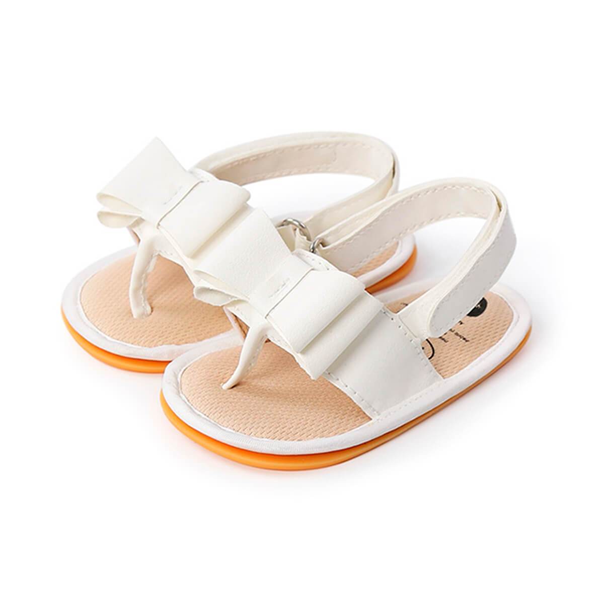Solid Butterfly Baby Sandals