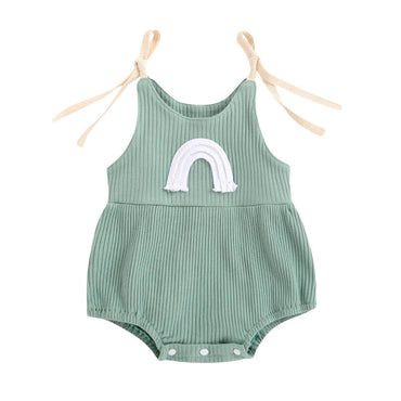 0-2T Infant Unisex Baby Short Sleeve Romper Spring Summer Bodysuit