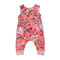 Hearts Sleeveless Jumpsuit - The Trendy Toddlers