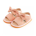 Solid Bow Baby Sandals