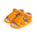 Yellow Buckle Up Baby Sandals