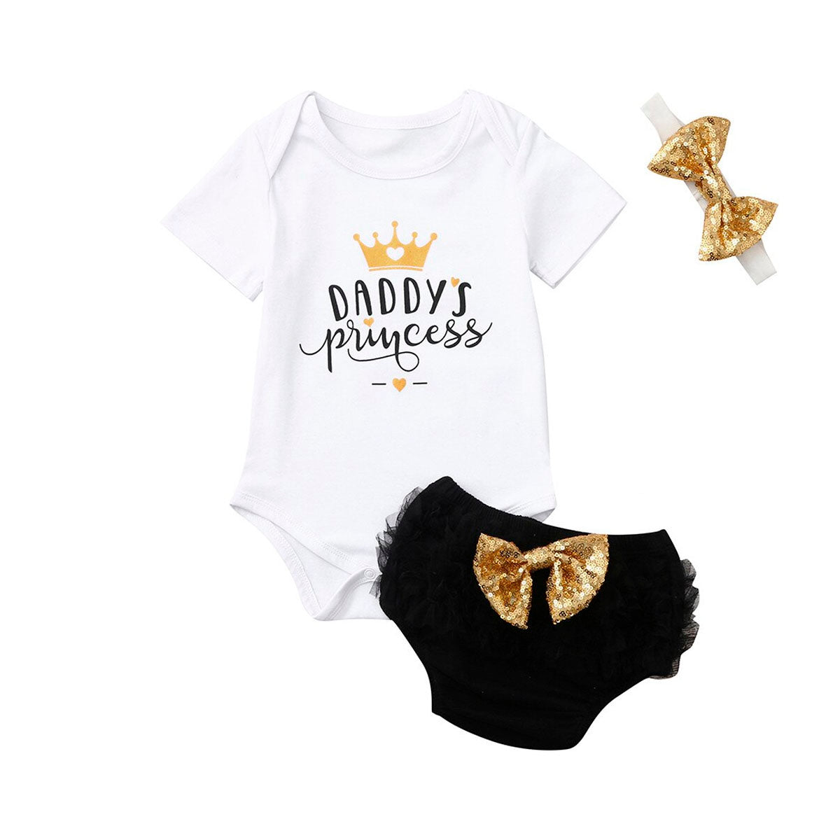 Daddy's princess 2025 baby clothes