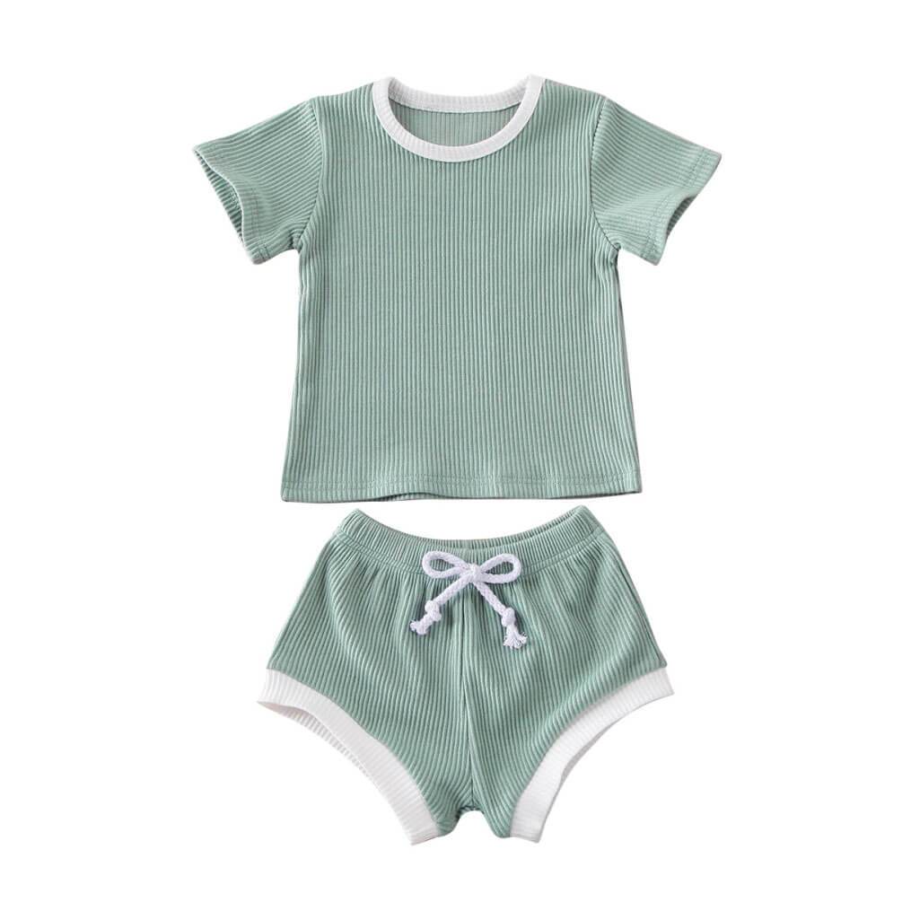 Ribbed Solid Set - The Trendy Toddlers