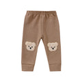 Bear Waffle Baby Pants Brown 3-6 M 