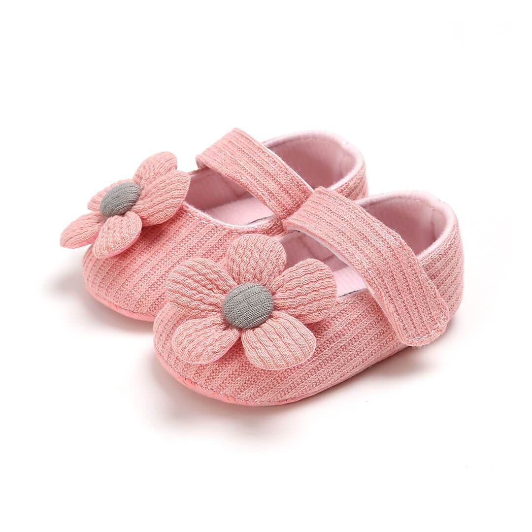 Flower Baby Shoes Pink 3 