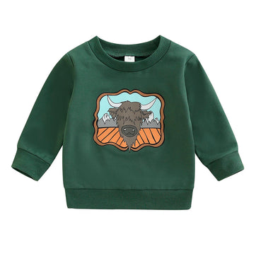 Mountain Bull Baby Sweatshirt Green 3-6 M 