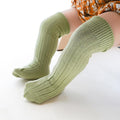Ribbed Thigh High Baby Socks   