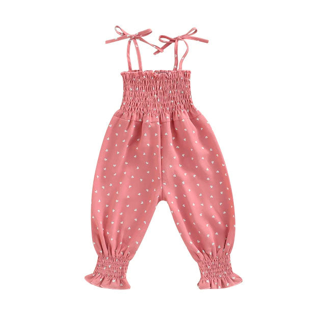 Pink Hearts Toddler Jumpsuit
