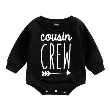Cousin Crew Baby Bodysuit Black 0-3 M 