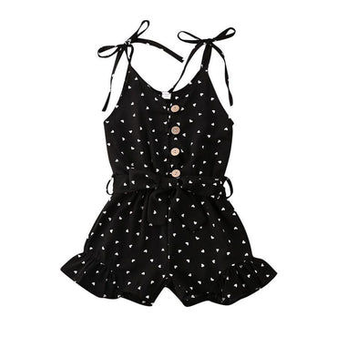 Black Hearts Romper - The Trendy Toddlers