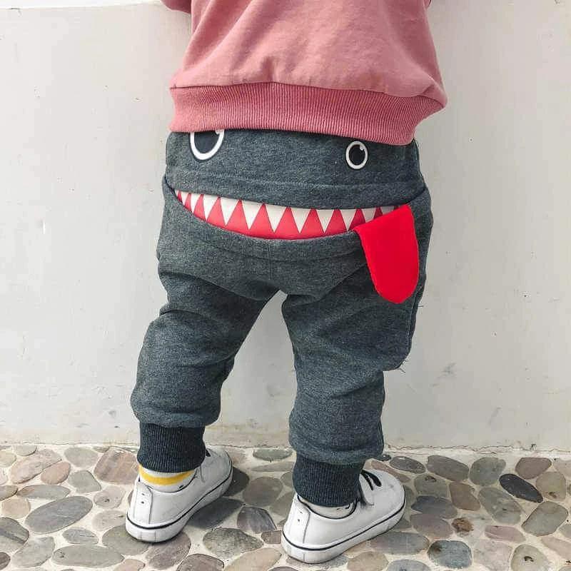 Gray Monster Toddler Pants
