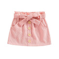 Corduroy Solid Toddler Skirt Pink 2T 