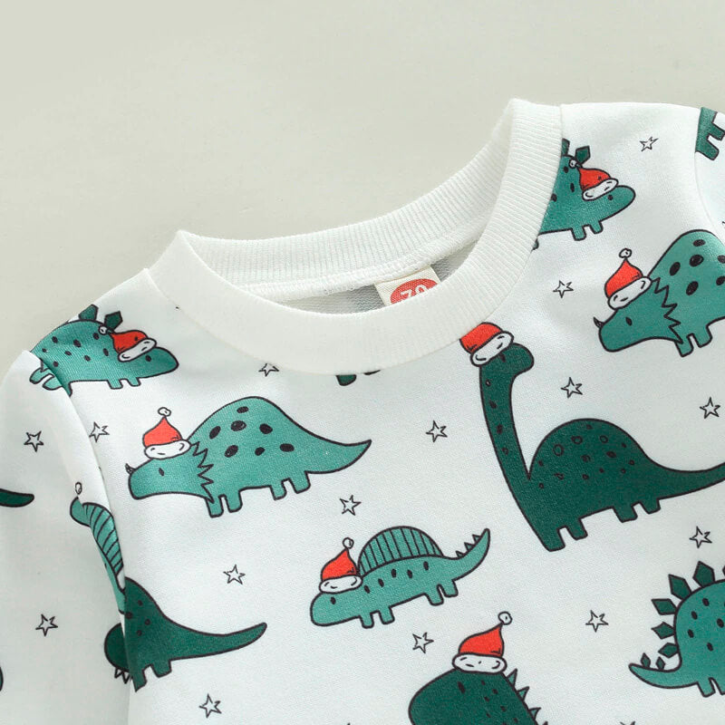 Christmas Dinosaurs Baby Set   