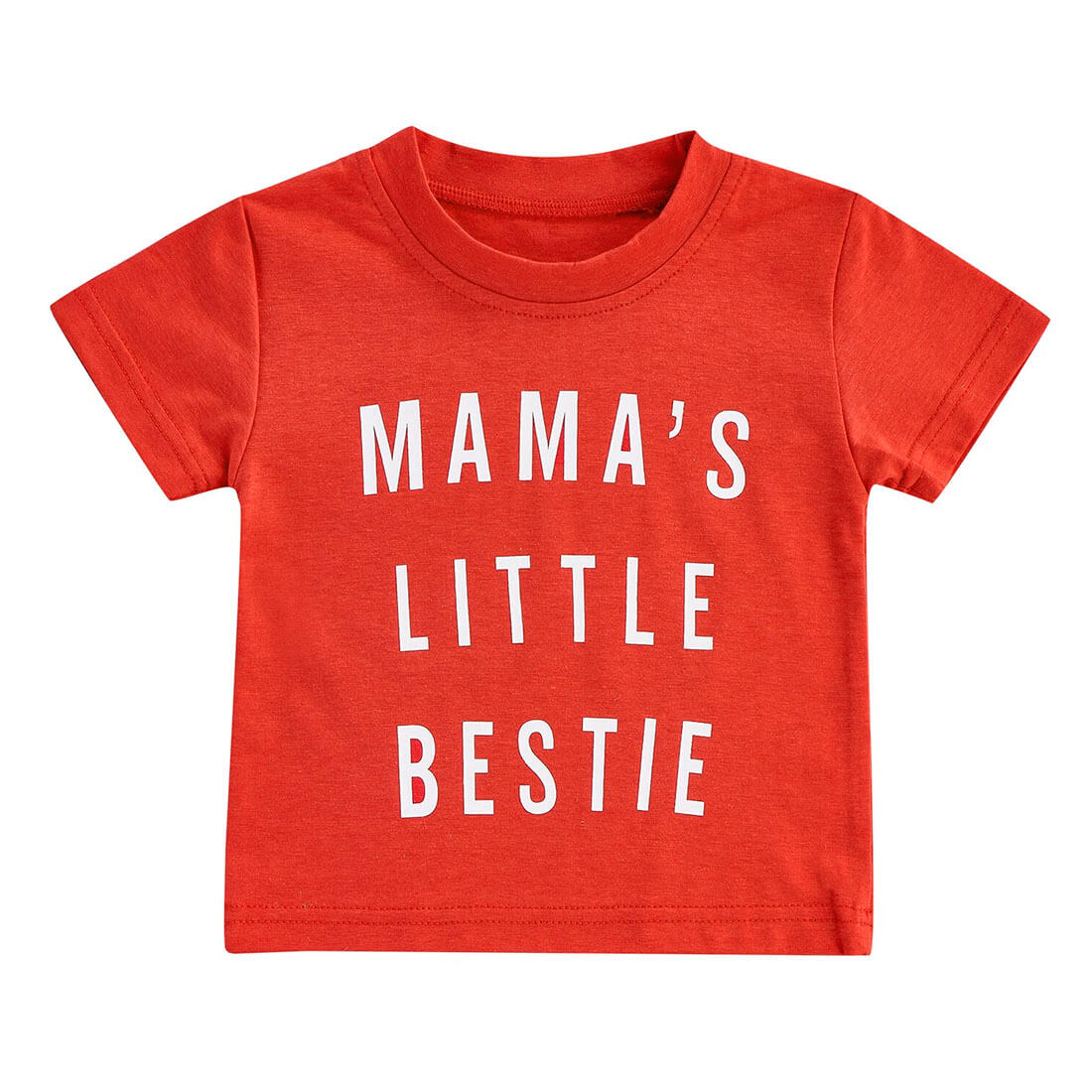 Mama's Little Bestie Toddler Tee Red 2T 