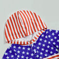 Stars and Stripes Hooded Baby Set   