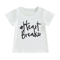 Heart Breaker Toddler Tee White 9-12 M 