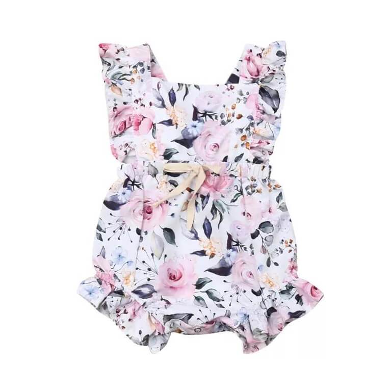 Floral Perfection Baby Romper   