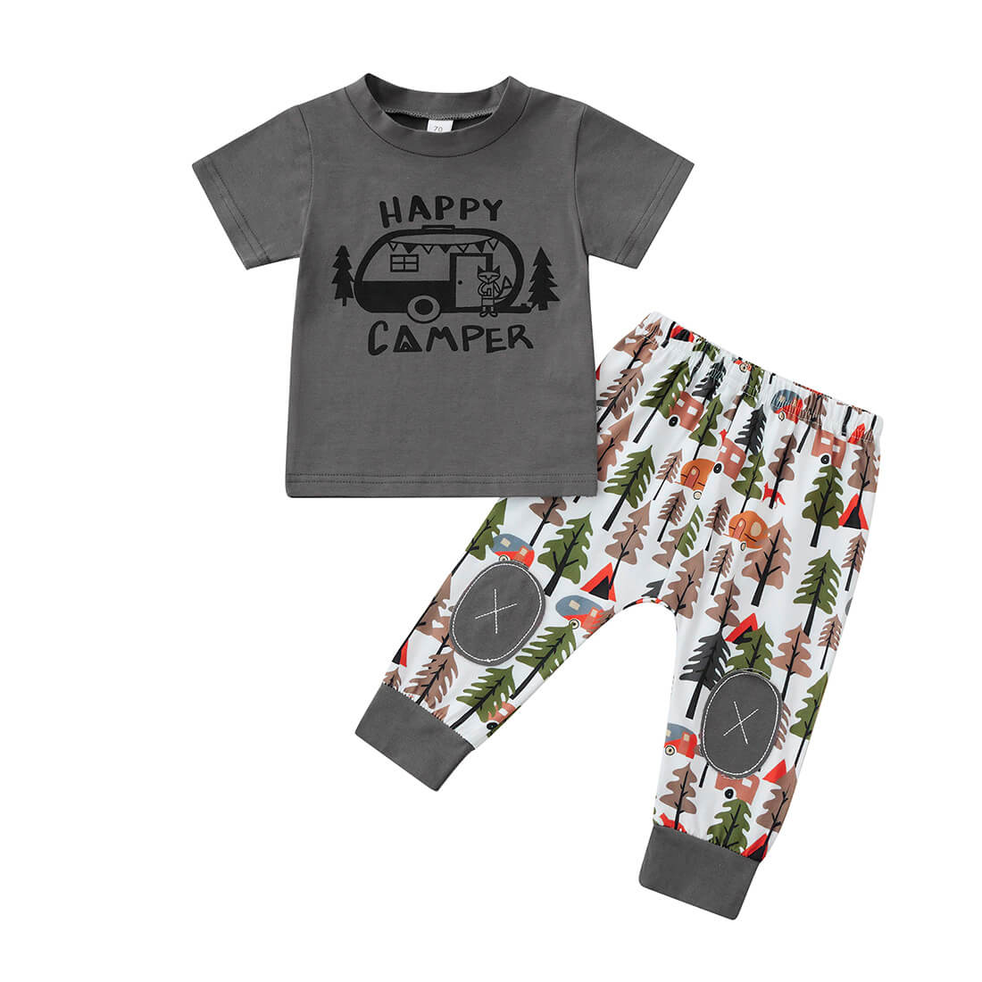 Happy Camper Baby Pajama Set