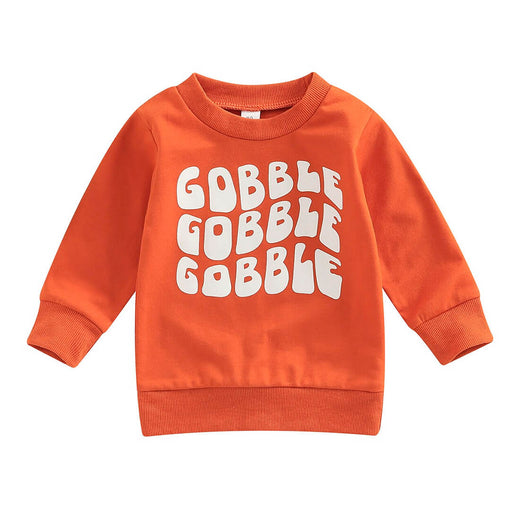 Gobble Baby Sweatshirt Orange 3-6 M 