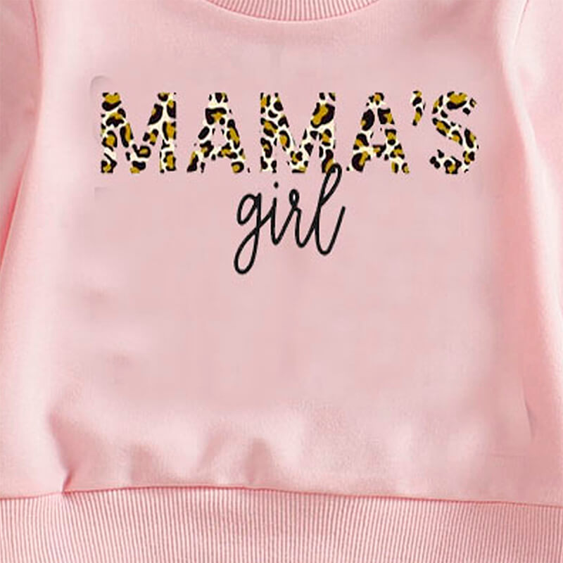 Mama's Girl Leopard Baby Set   