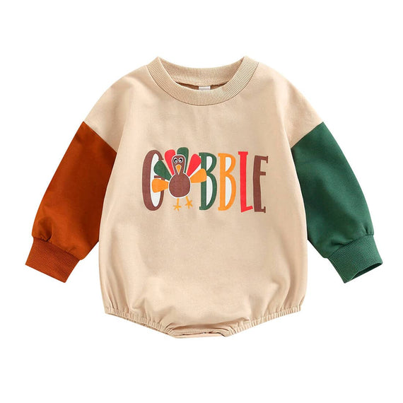 Long Sleeve Gobble Bodysuit   