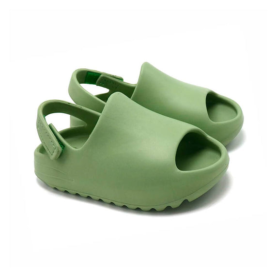 Olive Strap Rubber Toddler Slides   