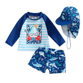 Hi Summer Shark Toddler Swimsuit   