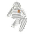 Striped Hoodie Toddler Set