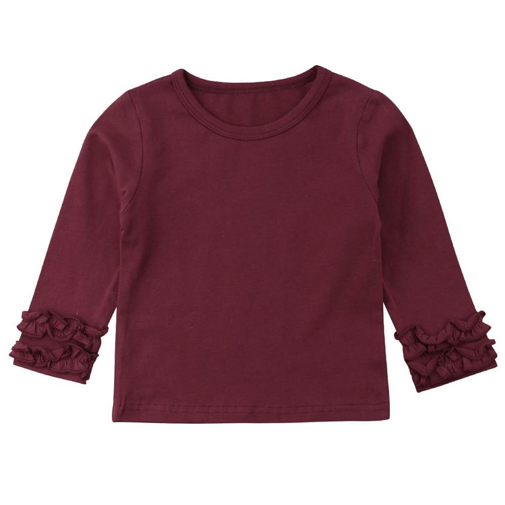 Long Sleeve Solid Top - The Trendy Toddlers