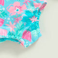 Fly Sleeve Floral Toddler Swimsuit   