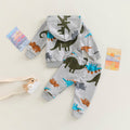 Dinosaur Hooded Baby Set   