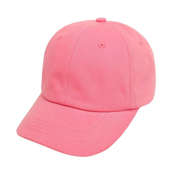 Pink Solid Cap Dark Pink Baby 