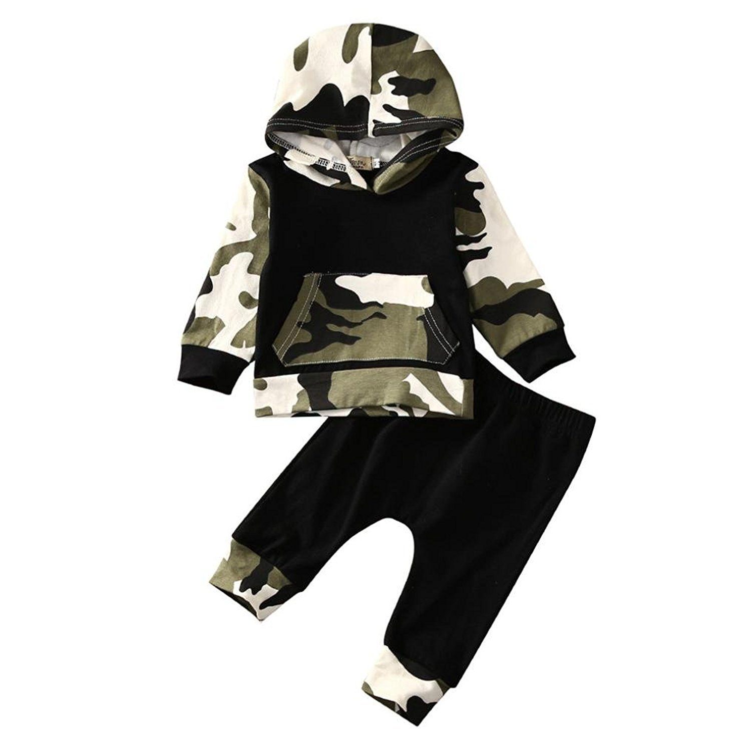 Camo Hooded Set - The Trendy Toddlers