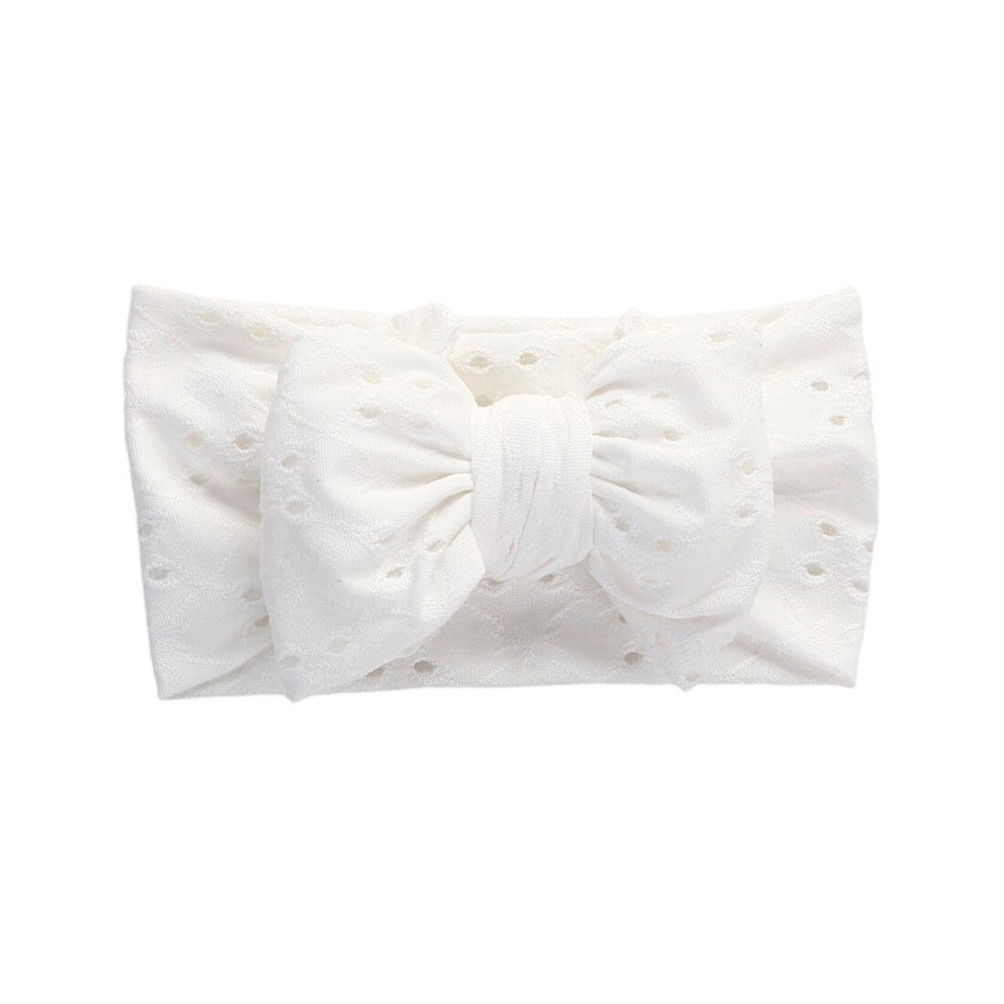 Solid Lace Headband White  