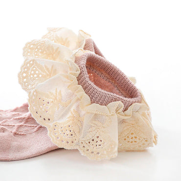 Vintage Lace Baby Socks   