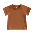 Solid Brown Toddler Tee   